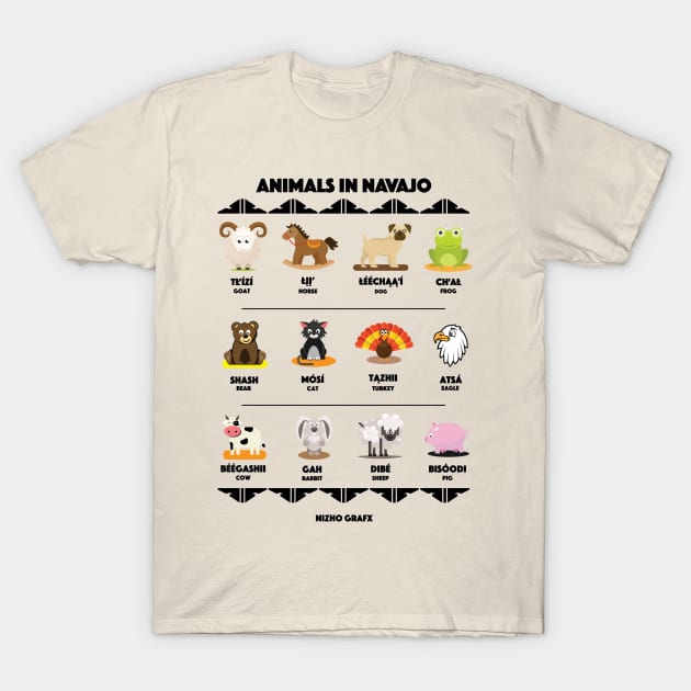 Animals in Navajo T-Shirt by Shawn 